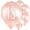 Ballons Rose nacré latex 11" 18ans paquet de 5
