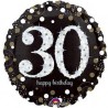 Ballon Happy birthday Or - 30ans