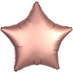 Ballon Alu Etoile Cuivre 18" ou 48 cm