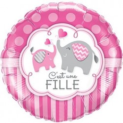 Ballon Alu naissance fille