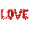 Ballon Alu Love rouge 55"