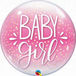 22 "(56 cm) Baby Boy Confetti Bubble Balloon