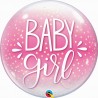 22 "(56 cm) Baby Boy Confetti Bubble Balloon
