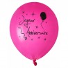 Ballon fuchsia x8