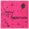 Serviette de table fuchsia x20