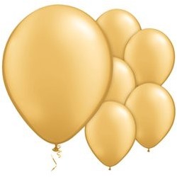 Ballon Chrome Doré 28cm