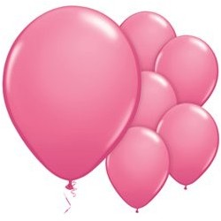 100 Ballons Rose 11"- 28 cm