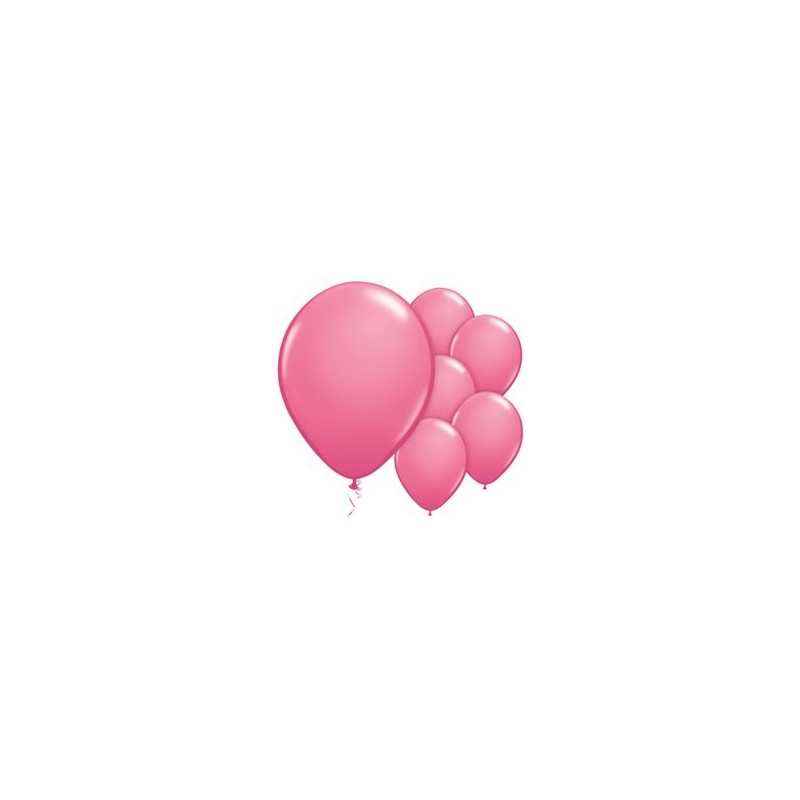 100 Ballons Rose 11"- 28 cm