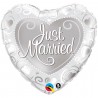Balloon Alu -Just married 18 "(45 cm)