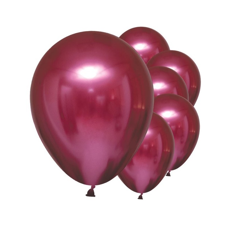 Ballons satin de luxe - grenade 6pcs