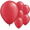 5 Ballons Nacrés Rouge Ruby 11"- 28 cm
