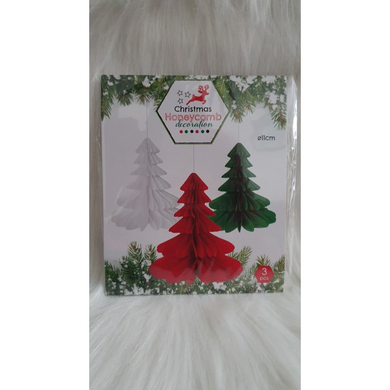 Décoration Noël à suspendre 3pcs