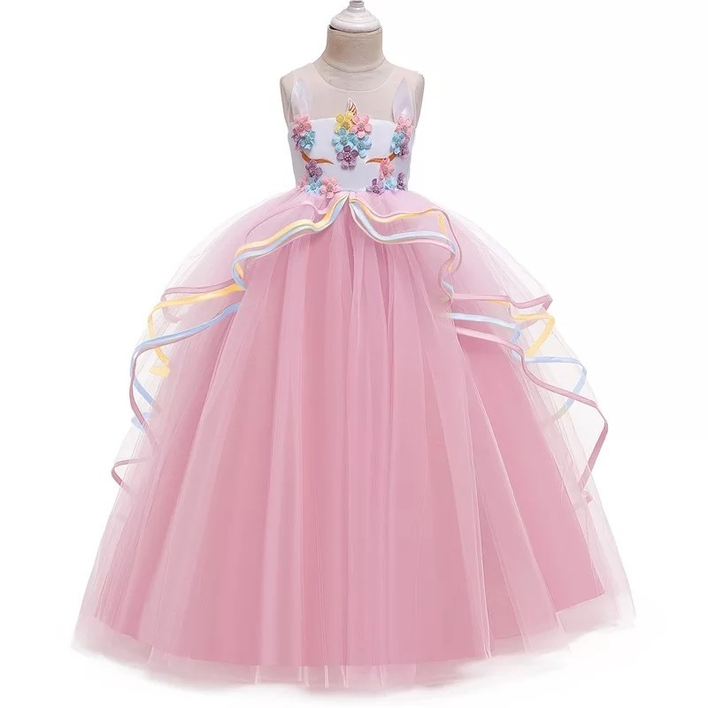 Robe Licorne rose 11-12 ans