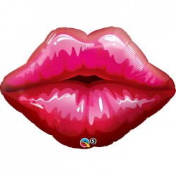 Ballon aluminium Lèvre rouge gloss 30" 71cm