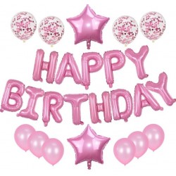 Kit ballons Happy birthday- Étoile