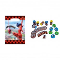 8 Sachets retour et 24 jouets Miraculous