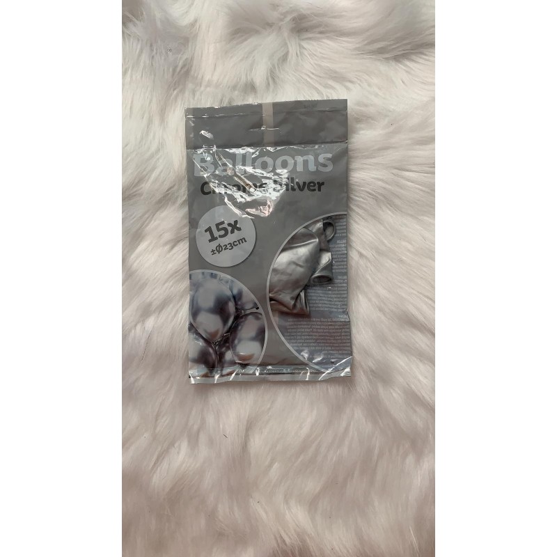 Ballons chrome 15pcs