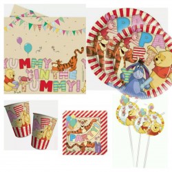 Kit anniversaire Winnie l'Ourson 16 personnes