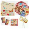 Kit anniversaire Winnie l'Ourson 16 personnes