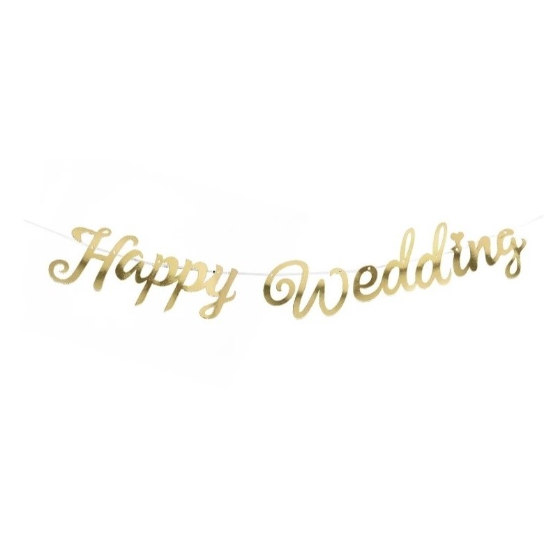 Bannière Happy Wedding