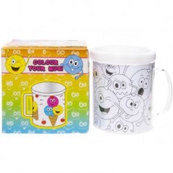Mug - tasse à colorier - émotion