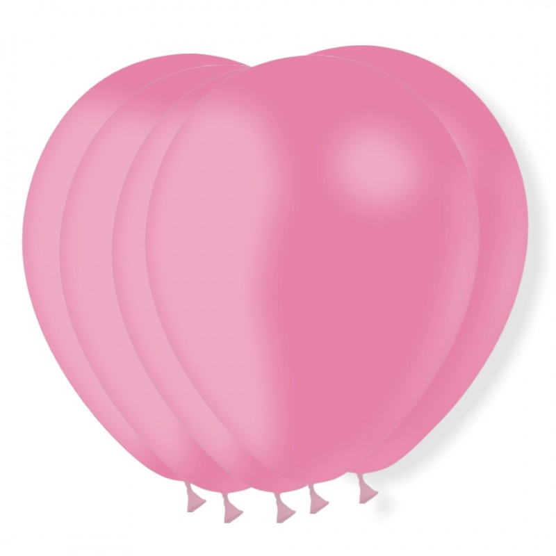 100 BALLONS LATEX 11" ( 28cm ) STANDARD ROSE