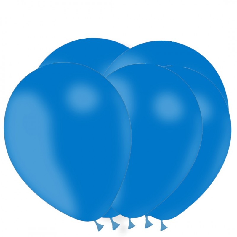 BALLONS LATEX 11" ( 28cm ) STANDARD BLEU ROI
