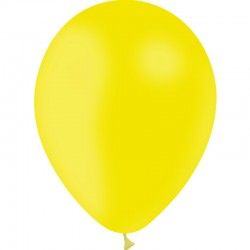 BALLONS LATEX 11" ( 28cm ) STANDARD JAUNE CITRON