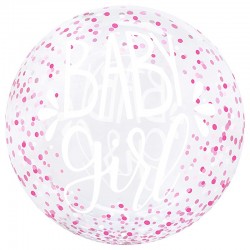 22 "(56 cm) Baby Boy Confetti Bubble Balloon