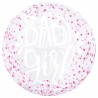 22 "(56 cm) Baby Boy Confetti Bubble Balloon