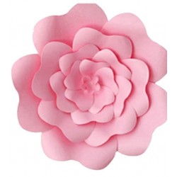 Fleur en papier Rose 30 cm