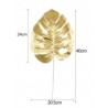 Feuilles dorées décoration 21 cm 5pcs