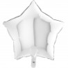 BALLON ALU ETOILE 18" BLANC - GRABO