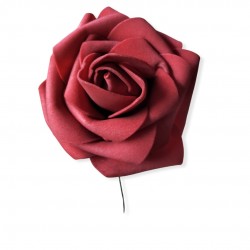 Tige de rose en mousse 8cm diamètre