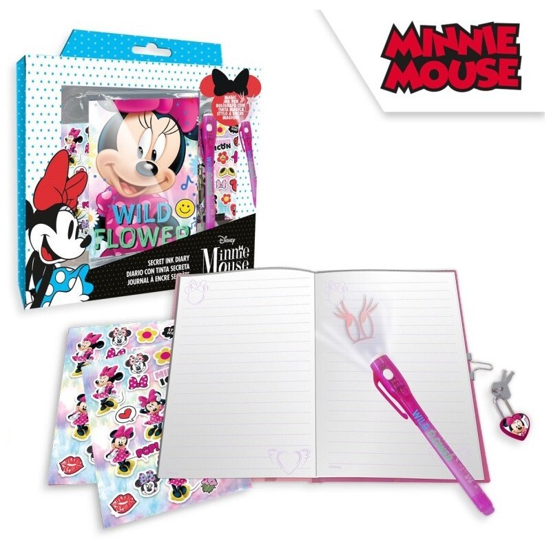 DisneyMinnie ensemble agenda + stylo magique