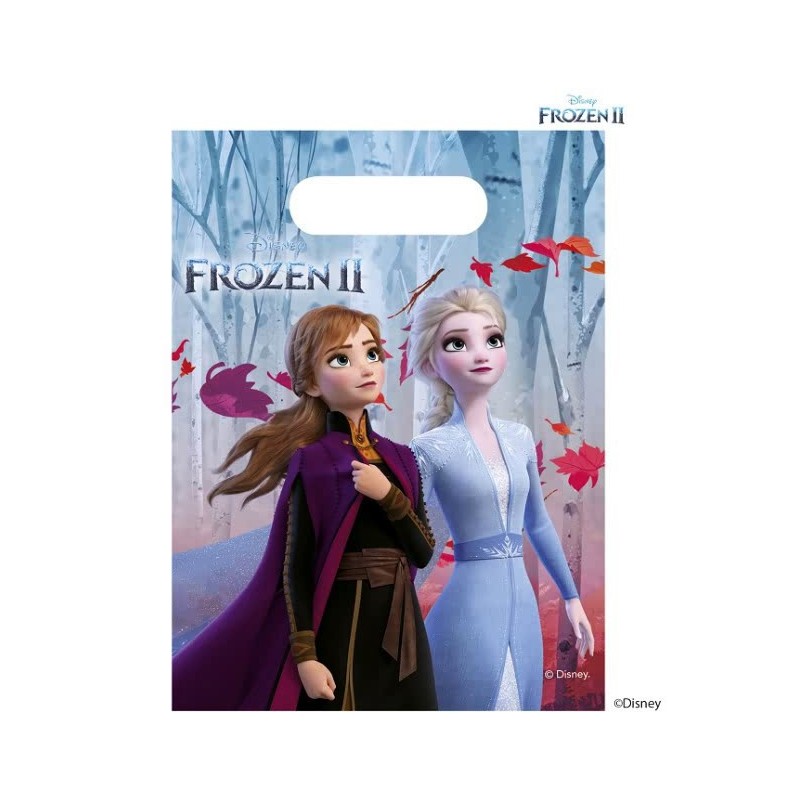Disneyfrozen II sac cadeau magique de glace 6 pcs