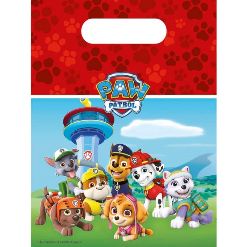 Paw Patrol Sachet cadeau Paw Patrol 6 pcs