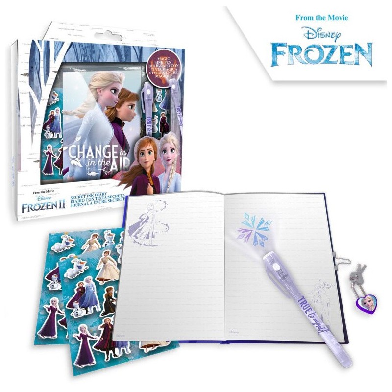 Disney Reine des Neiges ensemble agenda + stylo magique