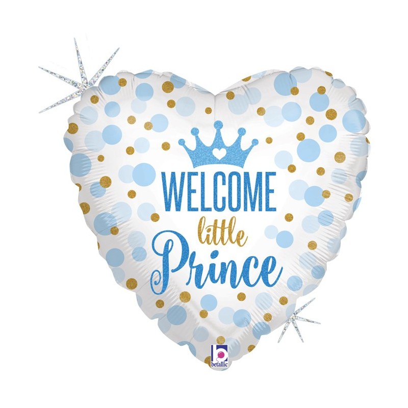 Ballon Alu 18" Welcome Baby Prince