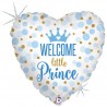 Ballon Alu 18" Welcome Baby Prince