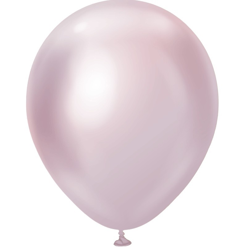 Ballon Latex 12″ (30cm) Chrome Pink Gold