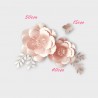 KIT FLEUR SAUMON 40 - 50 - 15 CM