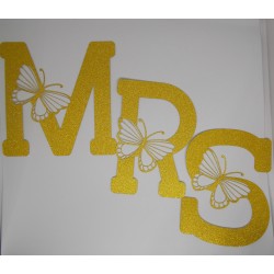 Kit de lettres MRS thème papillon