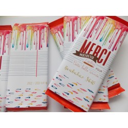 Chocolat 100g personnalisé