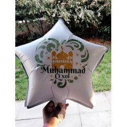 BALLON ALU Etoile 18" MUHAMMAD CI XOL
