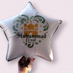 BALLON ALU Etoile 18" MUHAMMAD CI XOL
