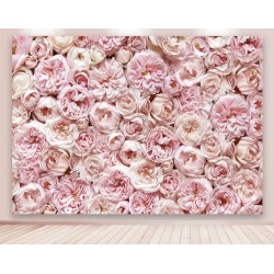 FOND FLORALE ROSE 210cm x 150cm