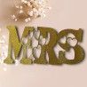 Kit de lettres MRS thème cœur