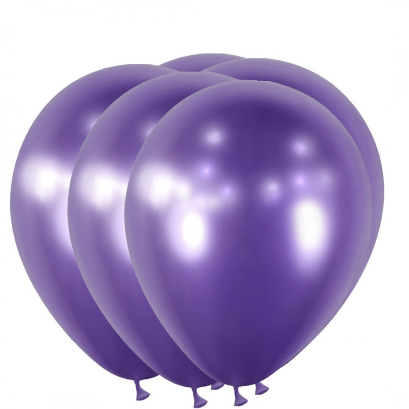BALLONS LATEX 12'' (30cm) VIOLET BRILLANT