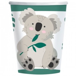 8 Gobelets papier Koala  250 ml